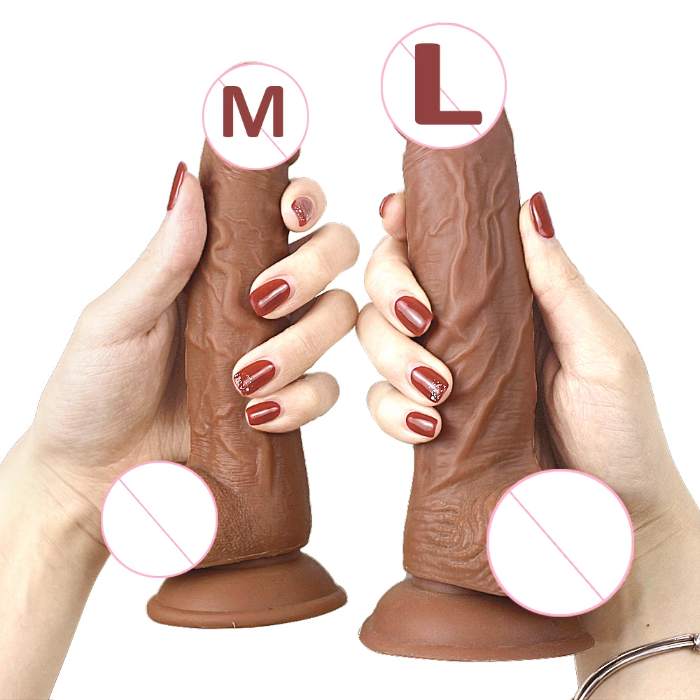 Dildo Realistic Penis With Strong Suction Cup Soft Dildo, Sex Toy For Female Masturbation Adult Supplies view 5