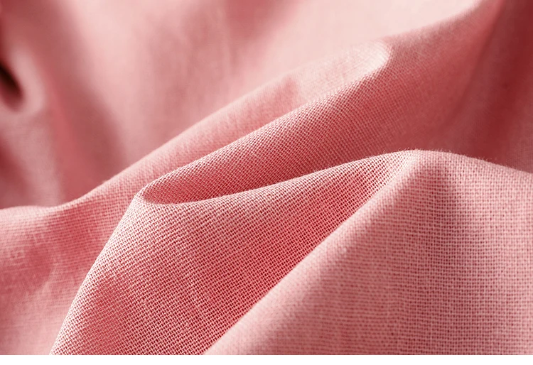 Damen Vintage Knopfleiste vorne Langarm rosa Hemden Blusen Frühling Herbst O-Ausschnitt lässig lose Strickjacke Boho-Stil Cover Up Tops