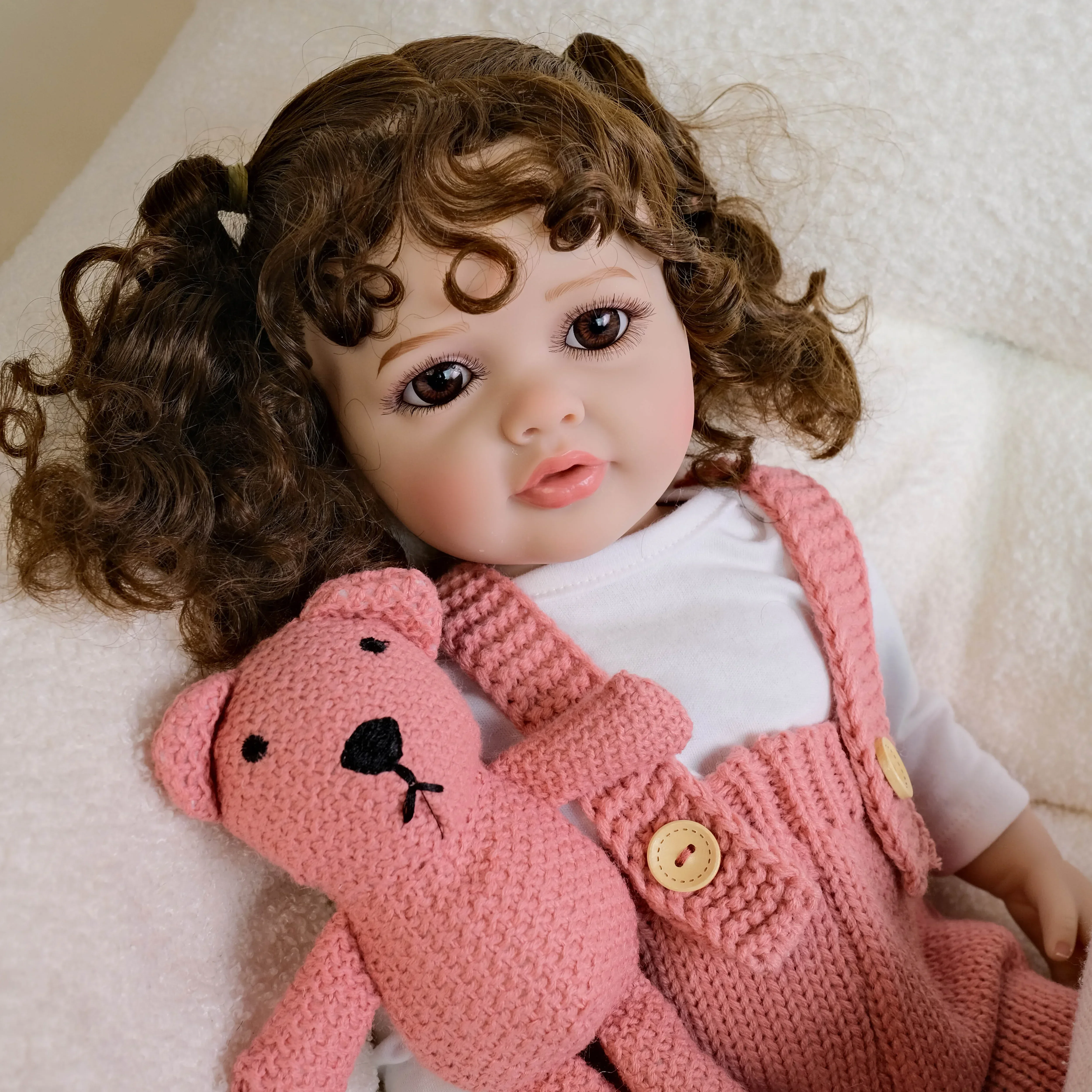 22-calowa lalka Betty z miękki – Baby Products For Curly Hair recenzja i cena