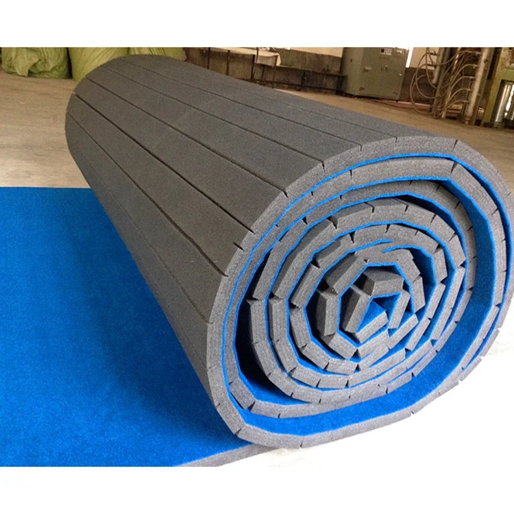 

Hot Sale Cheerleading Flexible Roll Folding Gymnastics Mat Carpet Bond Foam Mat High Quality for Gymnastic Floor