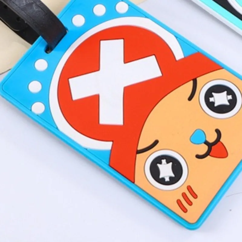 قطعة واحدة المروحية علامة الأمتعة أنيمي الأمتعة حقيبة معرف معرف Addres حامل الصعود العلامات المحمولة التسمية إكسسوارات السفر