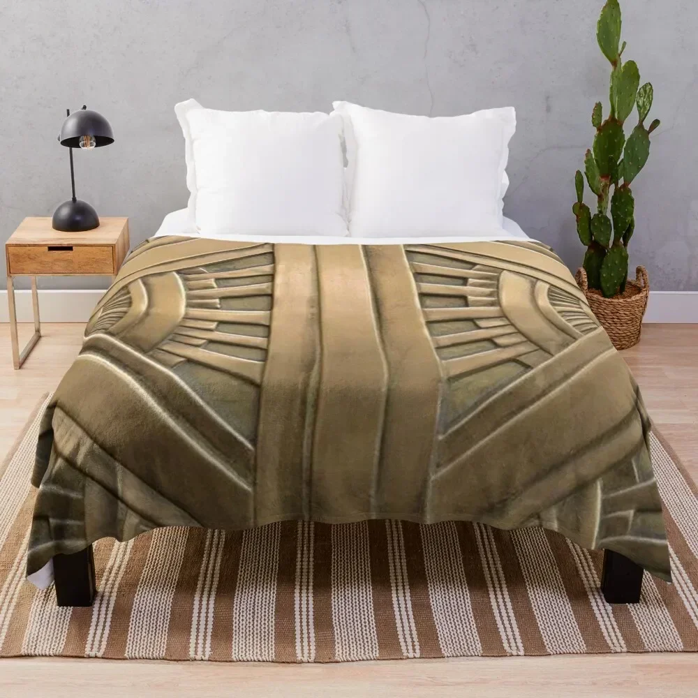 

Art deco,vintage,elegant,chic,1920 era,bronze,beautiful,the great gatsby Throw Blanket Travel Size Cozy Blanket for Plane Train