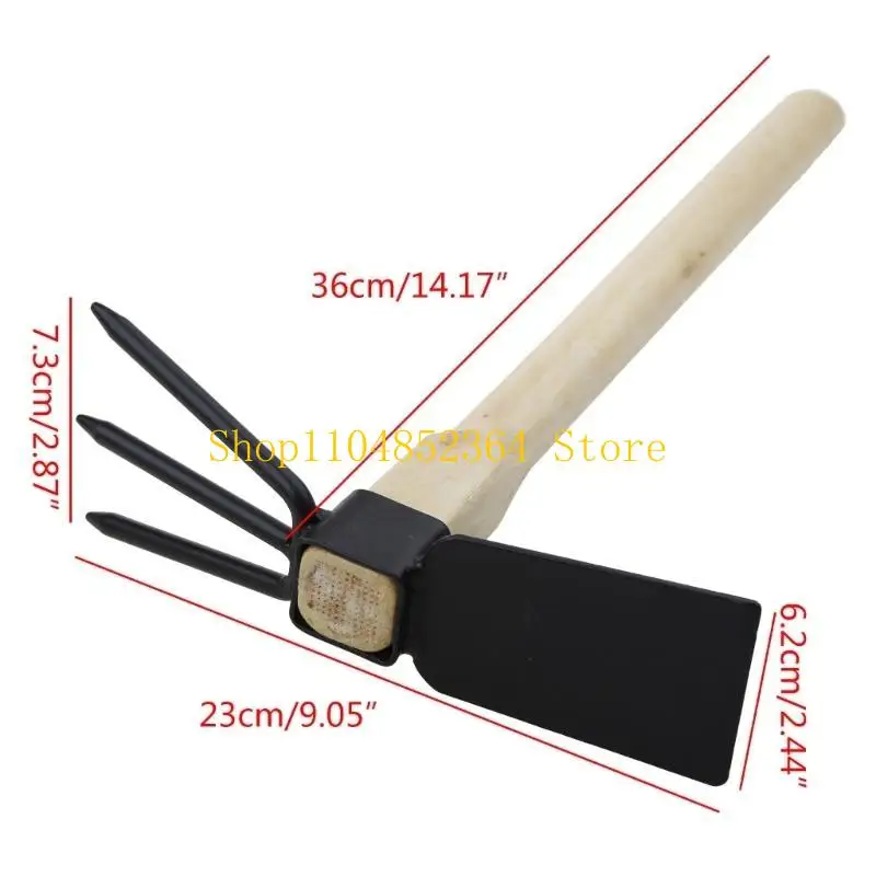 652f أداة الصلب تخطي اليد أداة يدوية التربة متعددة الوظائف مقبض غير انزلاق ومضاد للتربية للرأس أدوات اليد الصغيرة مجرفة