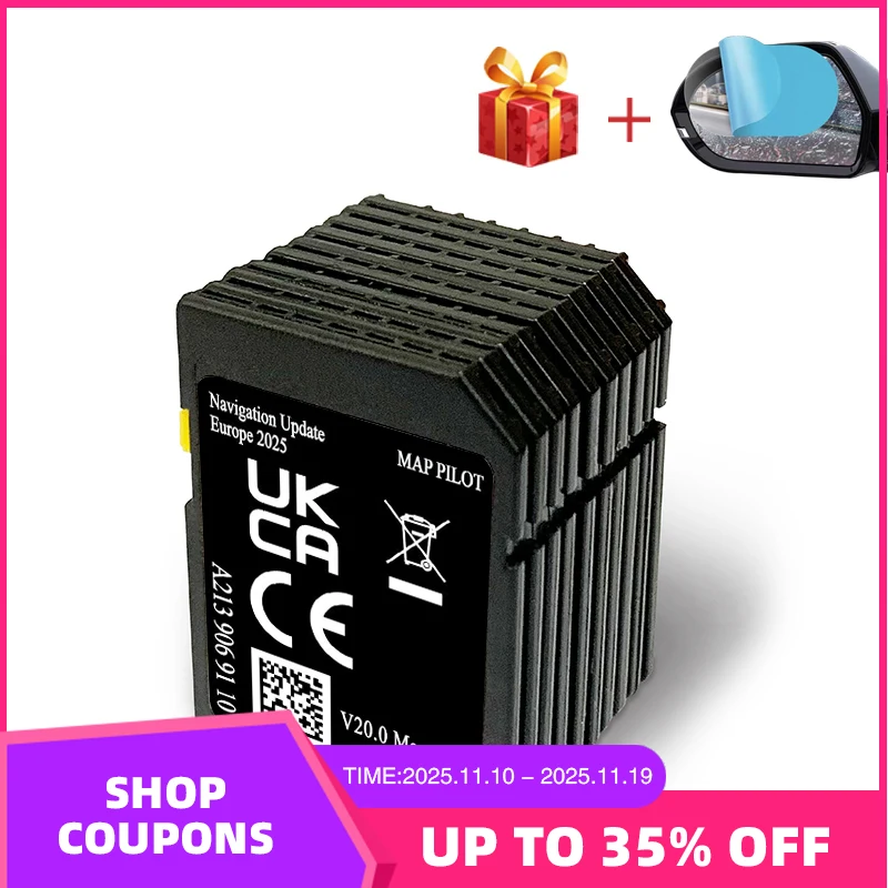 

New 2025 V20 for Mercedes GLC C E V X-Class Garmin Map Sat Nav SD Card A2139069110 NTG5 Full Version