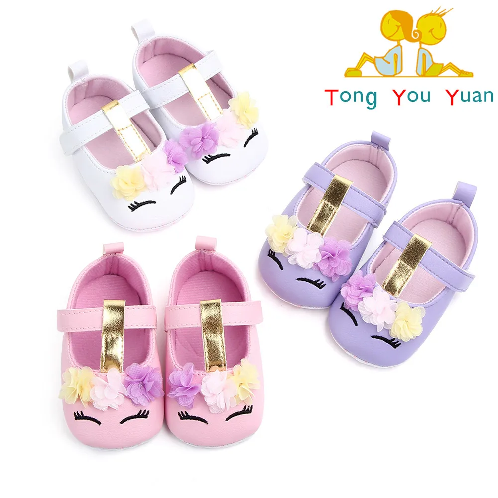 

2025 Spring and Summer New Style Cute Baby Shoes Flower Pattern Baby Shoes for Learning to Walk Baby Shoes With Low Heels Shoes
