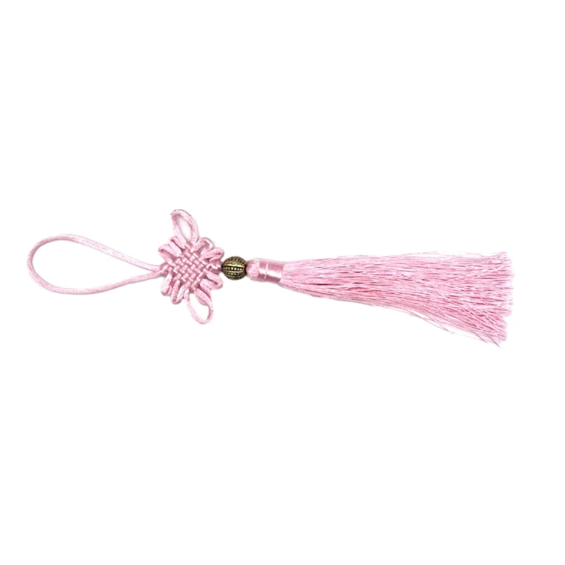 50JB Tassels Chinese Knot Hanging Decors for Keyring Jewelry Making DIY Handmade Craft Accessories Chinese Fortune Pendant