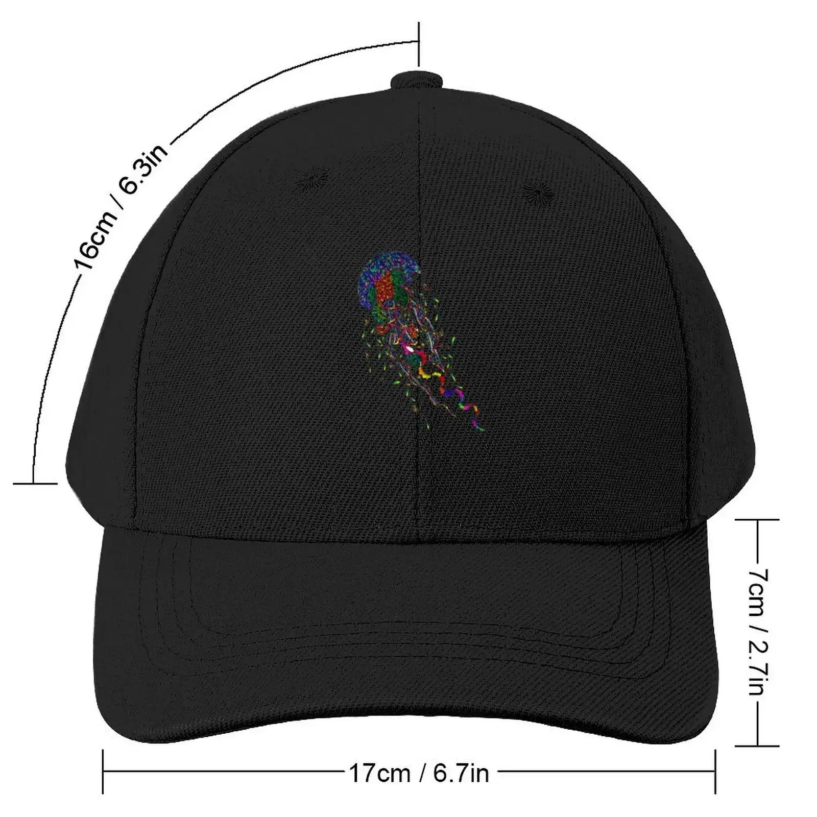 Jelly Fish Baseball Cap sun hat Wild Ball Hat Streetwear Girl'S Hats Men's