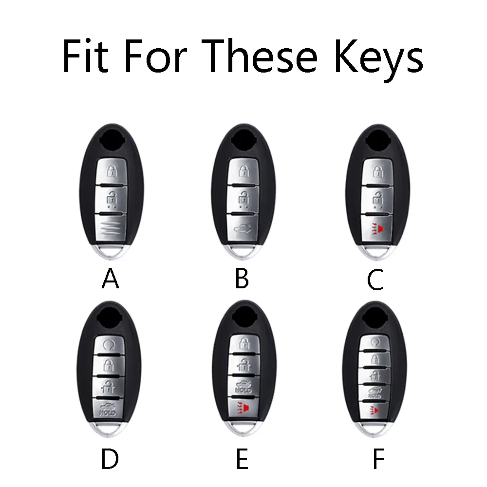 New Car Key Case For Nissan Tiida Qashqai J11 J10 Micra Kicks Altima X-Trail Fuga Navara Leaf Note Sentra Murano Car Key Cover