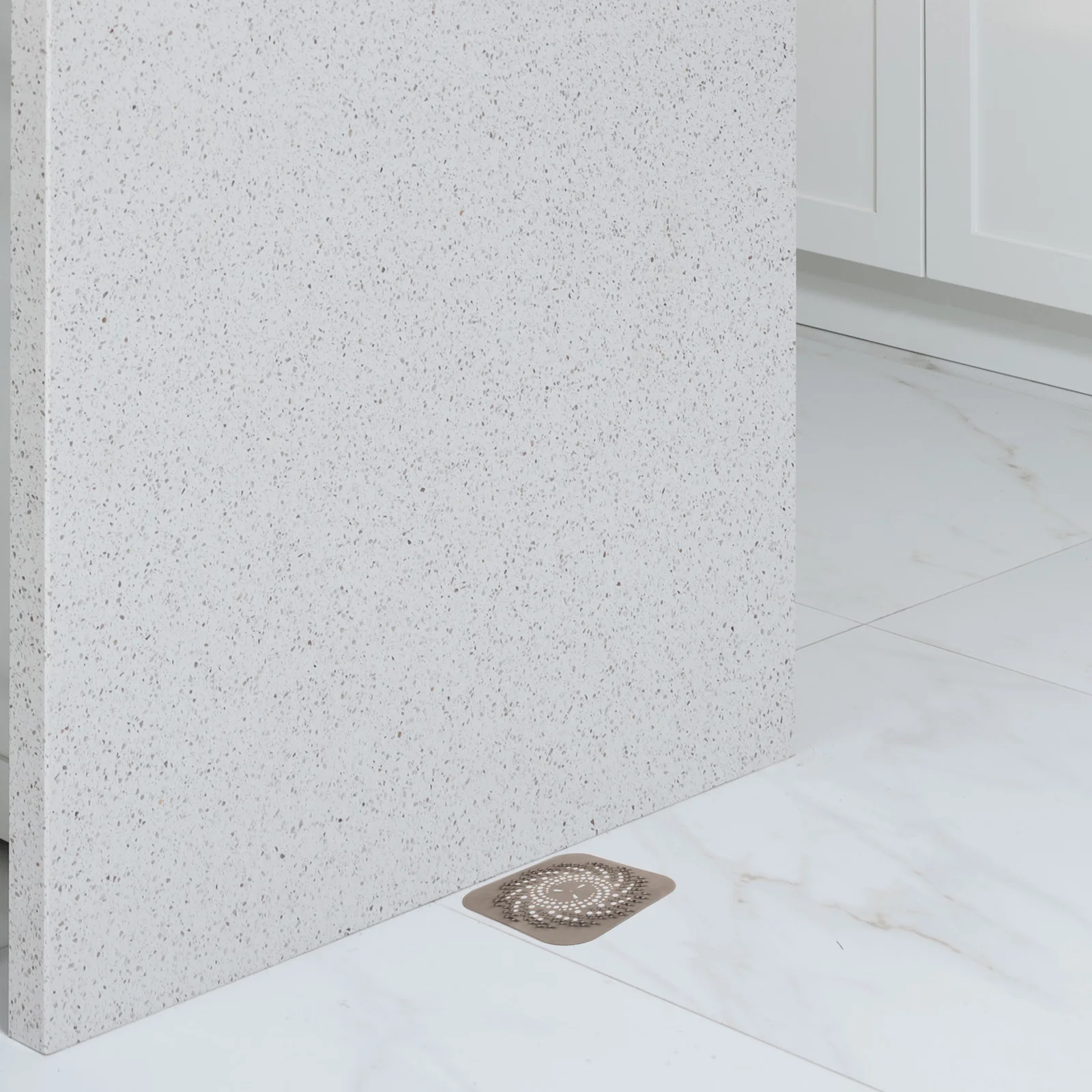 

4pcs Silicone Square Drain Cover Hair Catcher For Bathroom Bathtub Kitchen Shower Floor Drain Strainer Fine Filter Non-Slip