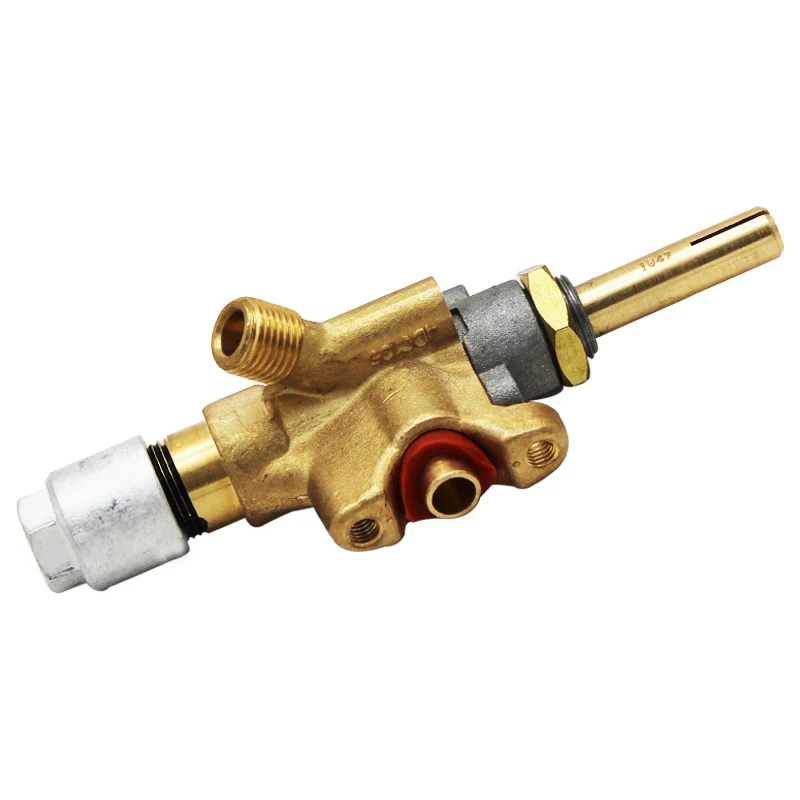 BBQ Grill Standard Brass Gas Safety Valve Low Pressure with Orkli Magnet Unit Gas Outlet 7/16-24unf Thread Supplies Accessory