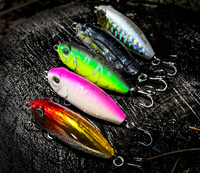 Kingdom Z-Dog Floating Pencil Angelköder 40 mm 3,2 g Stickbait Topwater Surface Walk The Dog Hard Baits Wobbler für Bass Pike – Detail 12