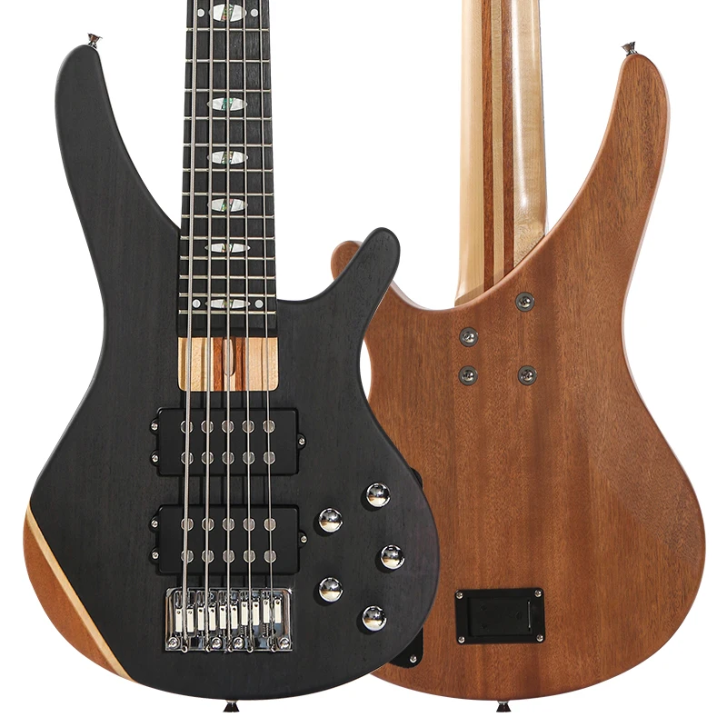 Bullfighter DB-5 NA 5 String Bass Solid Wood Body Active EQ System Professional Performance  Bass Guitar