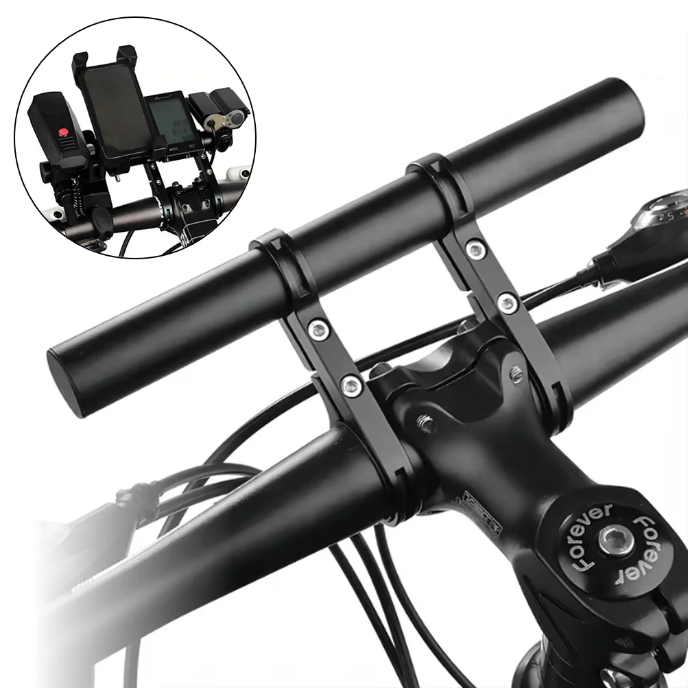 

10/20cm Bicycle Handlebar Extended Bracket Aluminum MTB Bike Front Light Expansion Bracket Road Cycling Extender Rack Parts