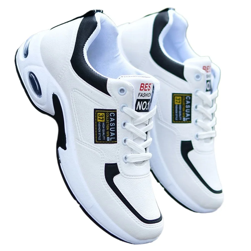 Men Outdoor Lace Up Walking Shoes Non-slip Sport Tenis Masculino New Running Breathable Air Cushion Sneakers - Image 3