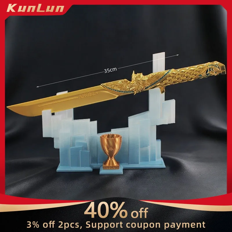 

Delta Force Chinese Game Peripherals S8 New Season Dark Star Metal Model Cosplay Weapons Display Base Collectible Ornament Toy