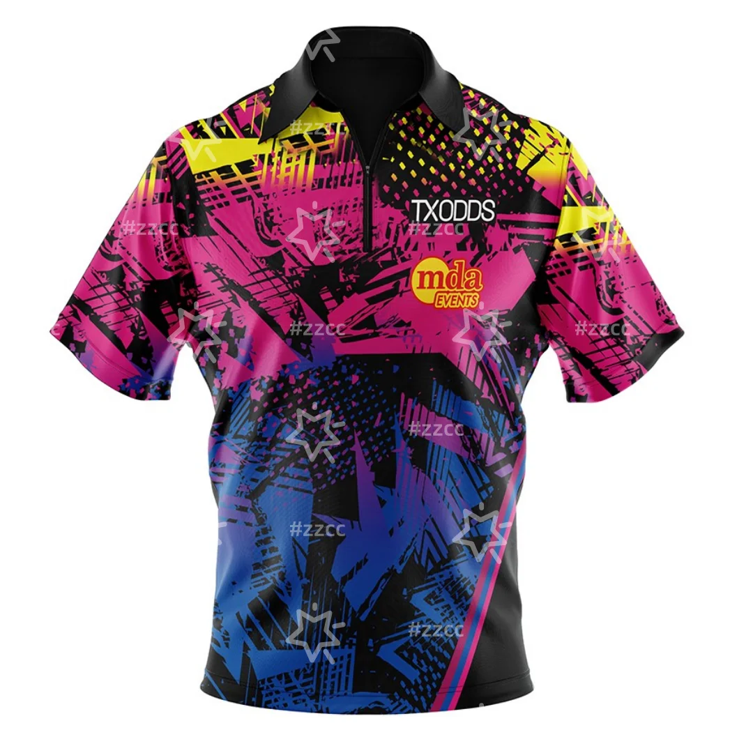Camiseta Réplica Firmada por Ricky Evans, Jersey para Entusiastas del Dardismo, Camiseta Polo Deportiva de Secado Rápido, Camiseta para Hombre, Ropa para Niños
