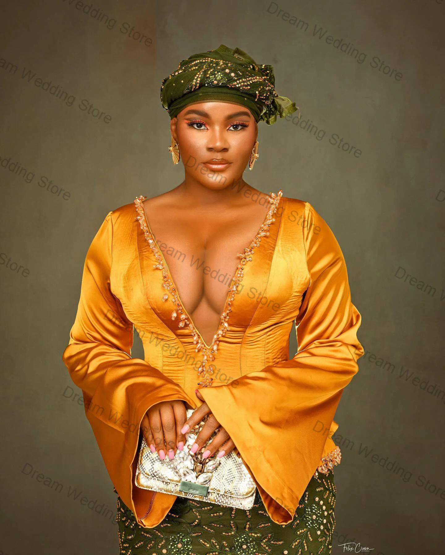 Luxury Women Suit Skirt Set 2 Pcs Beaded Blazer+Prom Dress Shiny Formal Office Lady Jacket Customized Wedding Tuxedos Party Coat