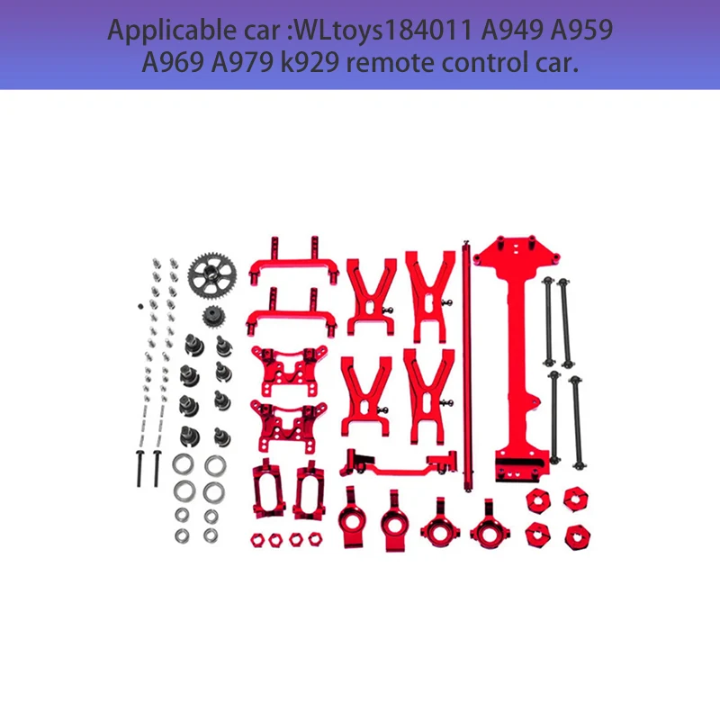 

WLtoys 1/18 A949 A959 A969 A979 K929 Remote Control Car Upgrade Metal Parts 19 Sets