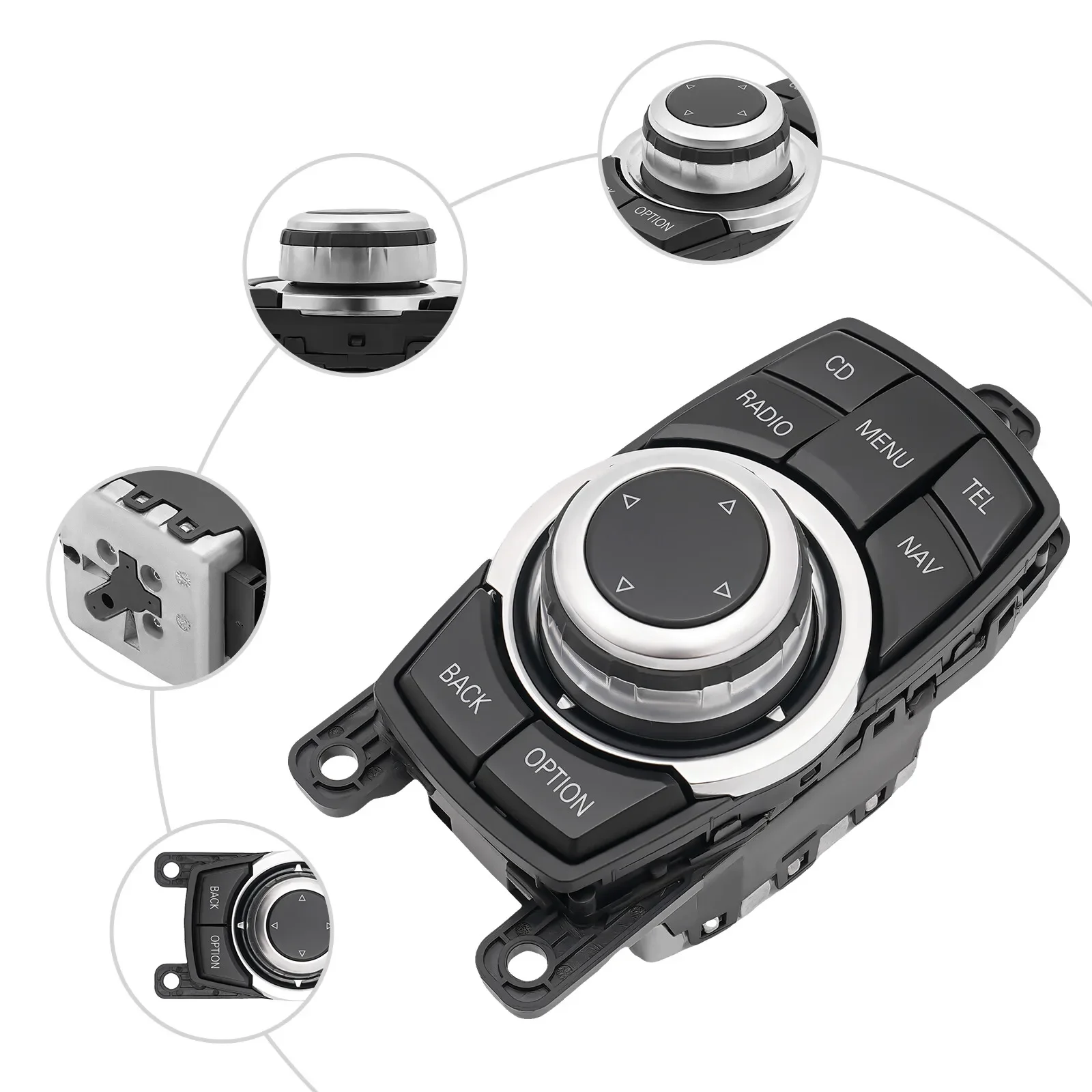 

For BMW F10 F11 F07 F01 F02 F03 Mouse Joystick Media Switch Controller Joystick