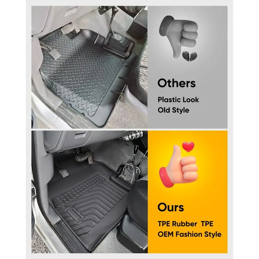 الحصير الطقس لفورد F150 فورد برونكو 19801996, F250 F350 19801997 ملحقات شاحنة فورد الكلاسيكية 19801986 1987 1988 1989 #3