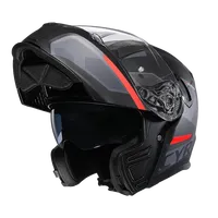 Motorcycle Helmet Dual Visor Modular Flip up Full Face Helmet for Adult Men and Women DOT Approved AH121