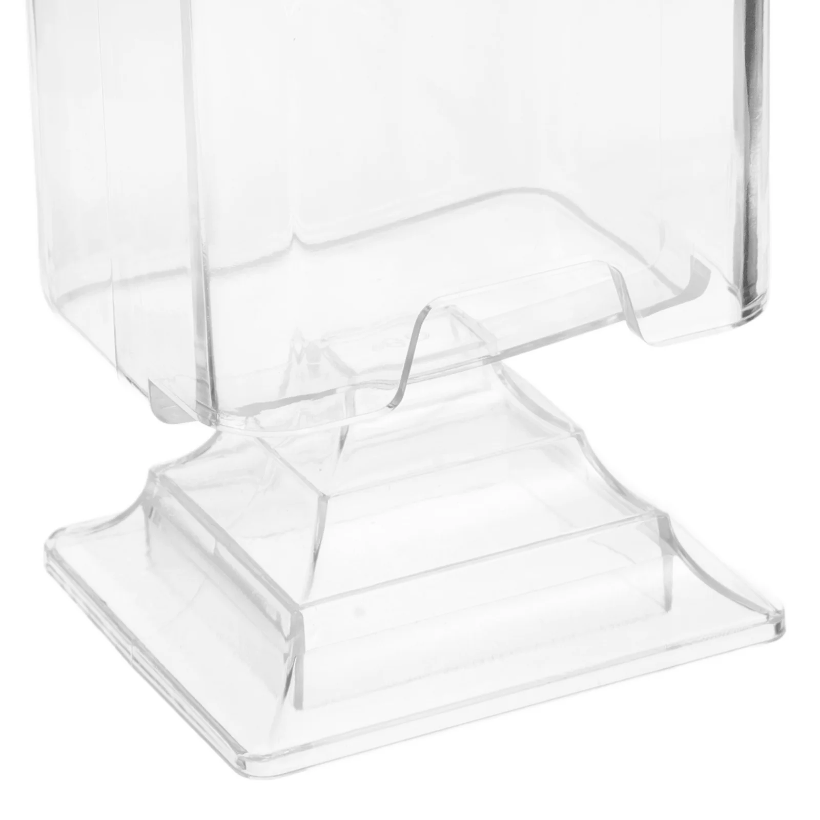 Wattenpad-organizer Transparante hoge standaard Houder voor nageldoekjes Make-up verwijderaar Pads Opbergcontainer voor ijdelheid