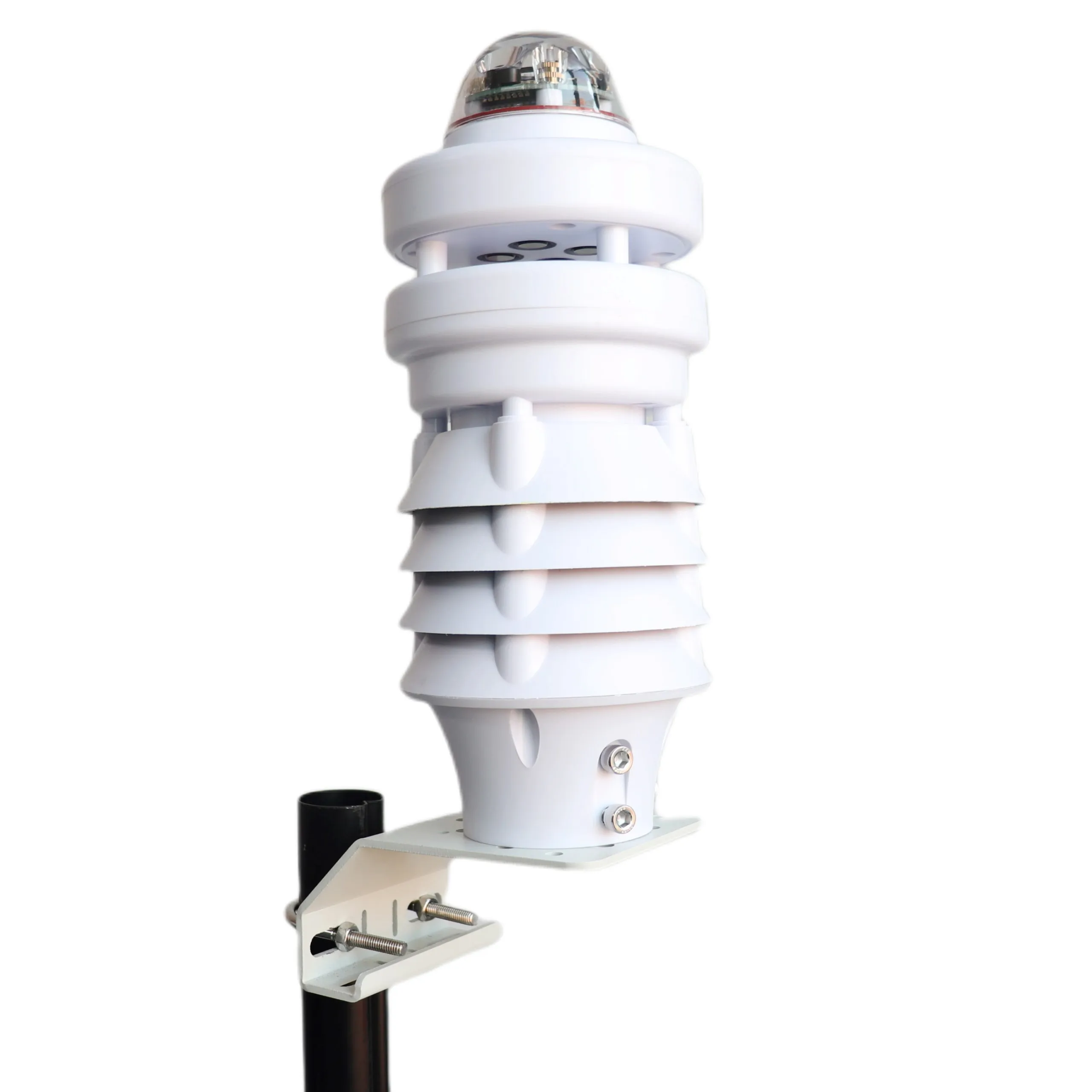 AIR TEMPERATURE HUMIDITY PRESSURE ULTRASONIC WIND SPEED DIRECTION OPTICAL RAINFALL 6 IN 1 AGRICULTURE WEATHER STATION