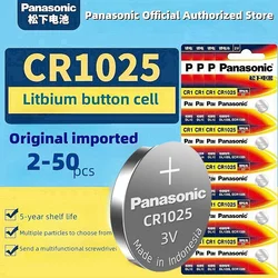 Panasonic CR1025 3V Lithium Button Battery KL1025 BR1025 LM1025 DL1025 CR 1025 5033LC Coin Cell Watch Batteries for Toys Remote