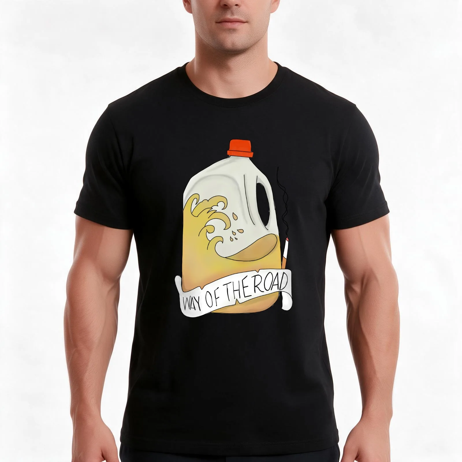 Piss Jug T-Shirt Summer Casual Cotton Tee Oversized Streetwear Tops Vintage Graphic Print Loose Fit Short Sleeve