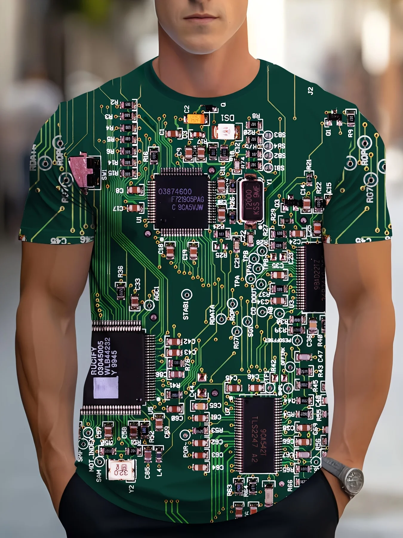 Męska koszulka T-shirt zielona – Board Game Geek recenzja i cena