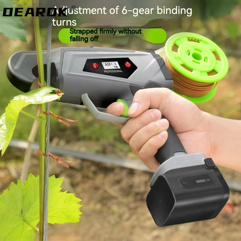 Electric Branch Tying Binding Machine for Grape Vine Kiwi Tomato Binding Branch Binding Vine Fully Automatic Knotter Garden Tool