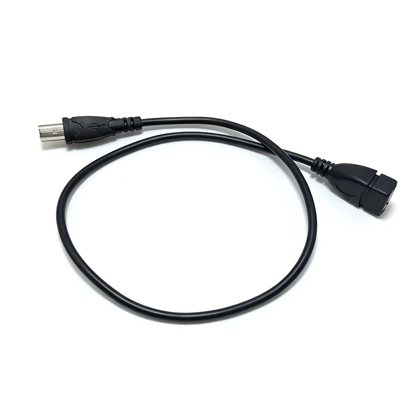 USB 2.0 Type‑A Female To USB‑B Male Adapter Cable 50cm For Printer Scanner Data Transfer Cord