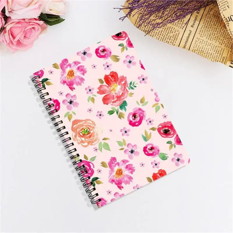 a5 Notebooks with 60 Sheets of Inner Pages Vintage Flowers Books for Girls Women Students Office Stationery