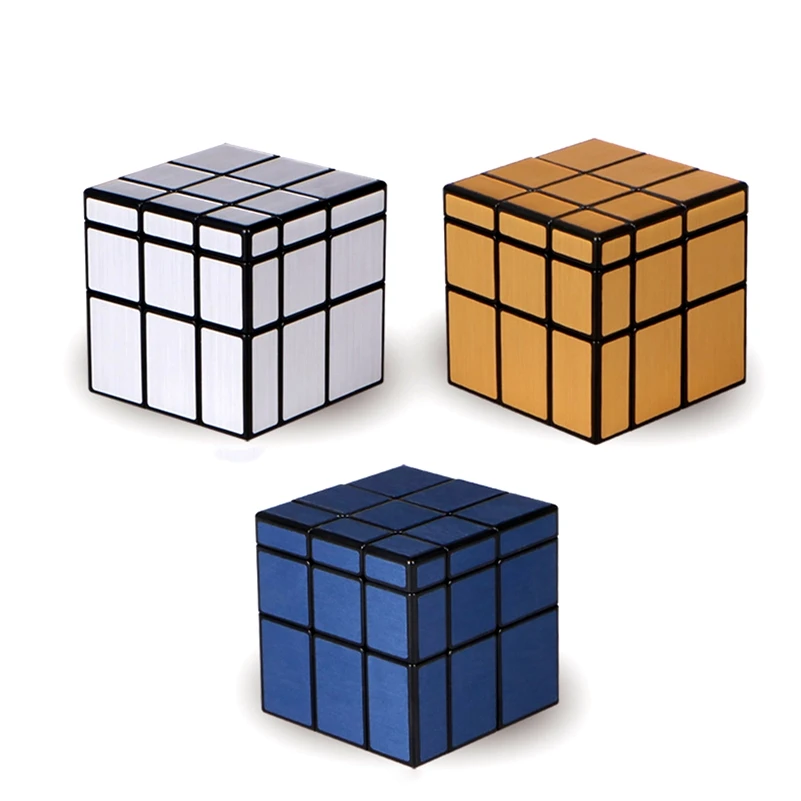 QY Brinquedos, cubo Espelho 3x3x3 Velocidade cubo, lado desigual cubo, cubos mágicos, cubo Puzzle,cast coated cube