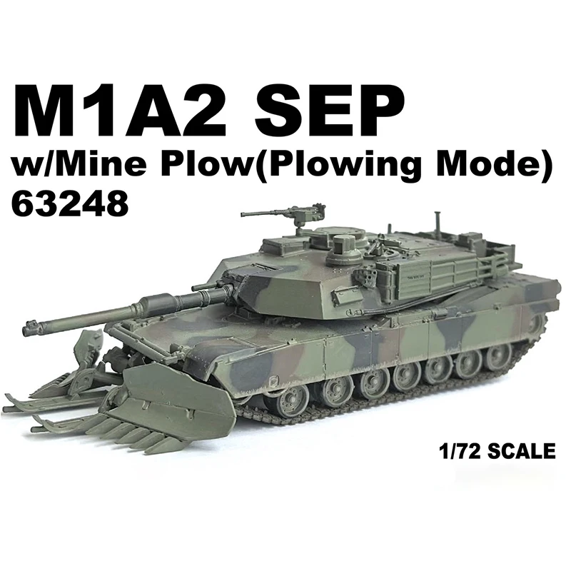 

1:72 Scale M1A2 SEP Main Battle Tank Simulation Plastic Tracked Tank Model Collectible Toy Gift Souvenir Decoration Display
