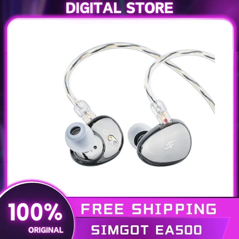 

SIMGOT EA500 LM The 2nd Generation Of Dual-Magnet with Dynamic Driver IEM Earphone HiFi Stereo Customization Wired Earbuds Gifts