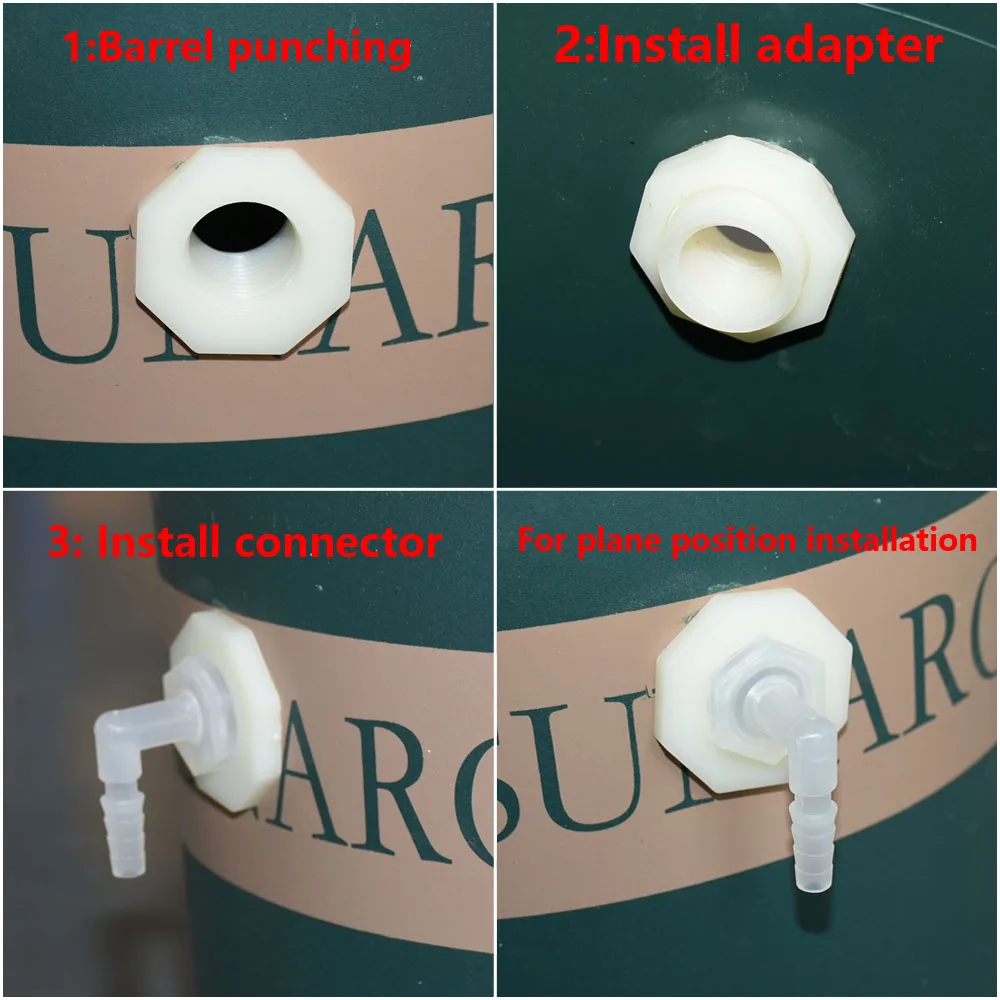 1/2 3/4 cala do 6 ~ 20mm złącze zbiornika wody kolanko wąż do nawadniania ogrodu złącze rury wodnej Adapter 90 stopni