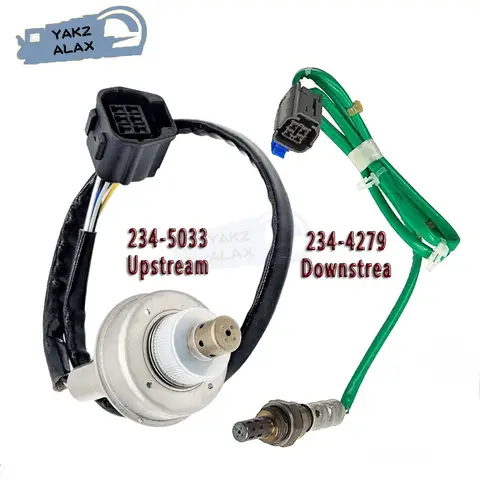 For Mazda 6 2.5L L4 2009 2010 2011 2012 2013 234-4279 234-5033 Upstream Downstream Sensor 1 2 Air Fuel Ratio Oxygen Sensor