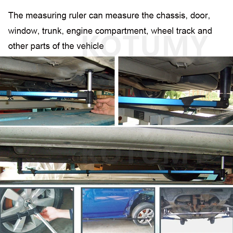 Strumento di misurazione 2D sistema di misurazione della carrozzeria Auto Chassis Tram Gauge strumenti di misurazione per la riparazione della