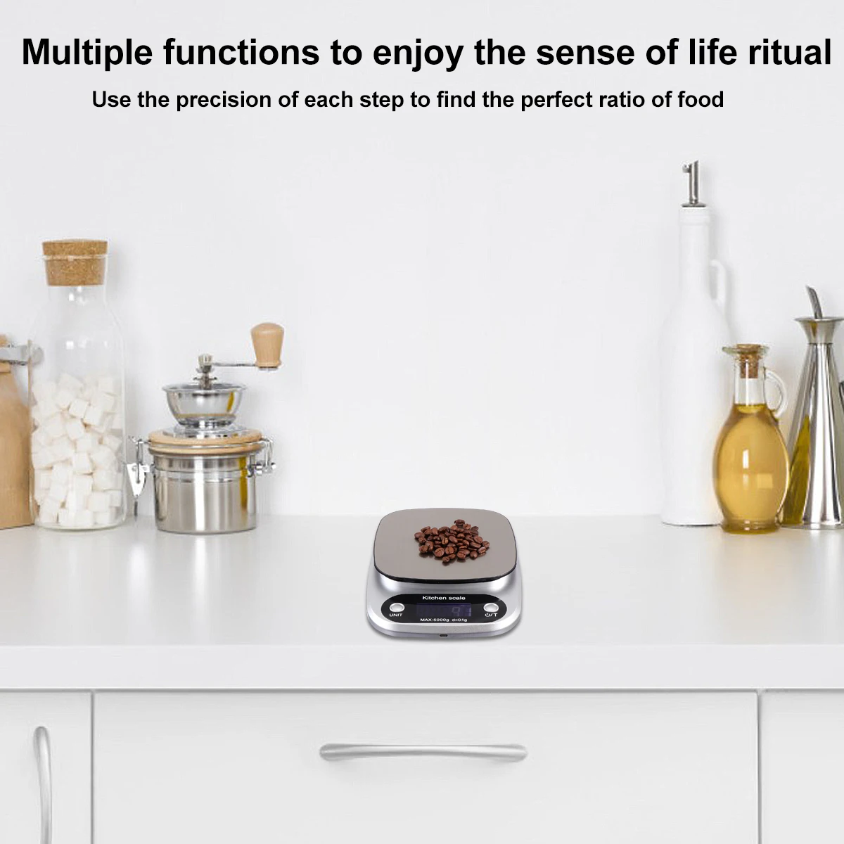 

10Kg/1G Rechargeable Kitchen Stainless Steel Digital Food High Precision Lcd Display Portable Lightweight Kitchen Food Digital