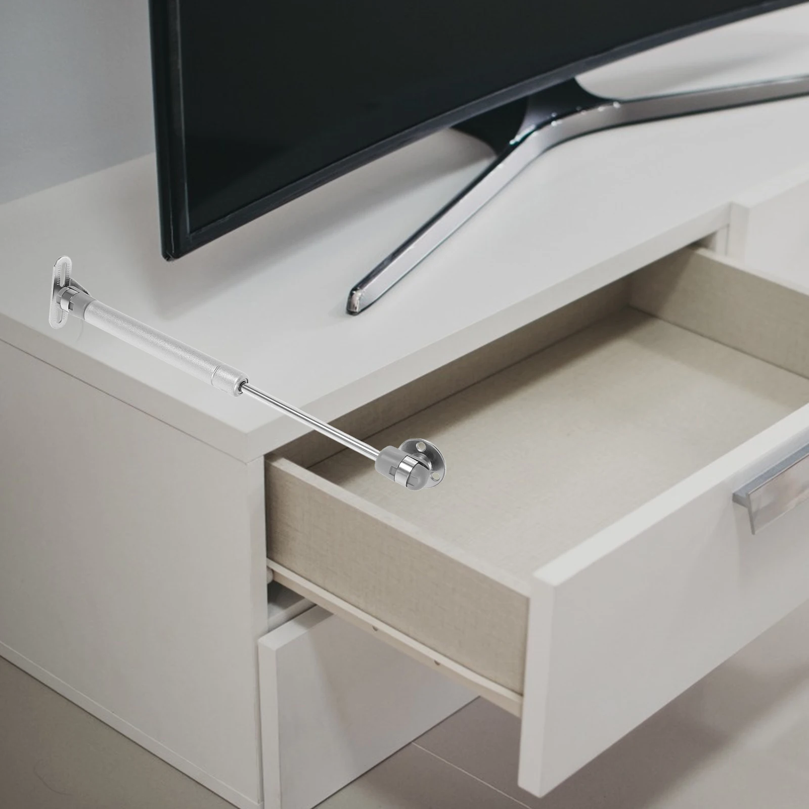 

2Pcs Durable Hydraulic Hinges Gas Springs for Cabinet Doors Chests Storage Lift Support Pneumatic Rod Soft Closes Hinges