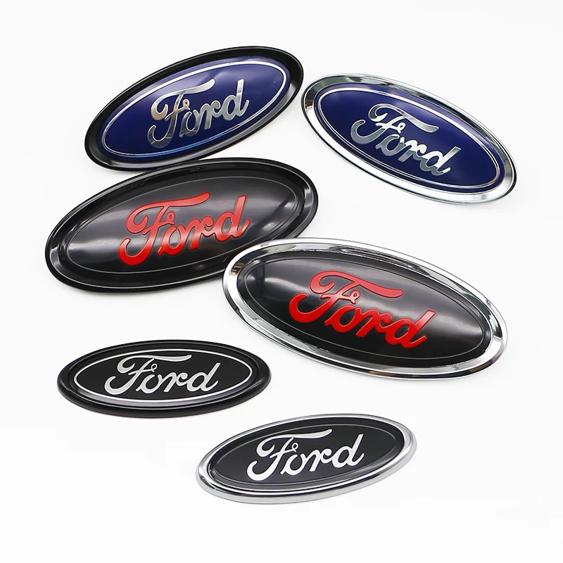 9,5cm 11,5cm 13cm 3D ABS Auto Frontgrill Heckklappe Ersatz-Emblem Abzeichen Aufkleber Universal für Auto Limousine SUV Tuning – Detail 1