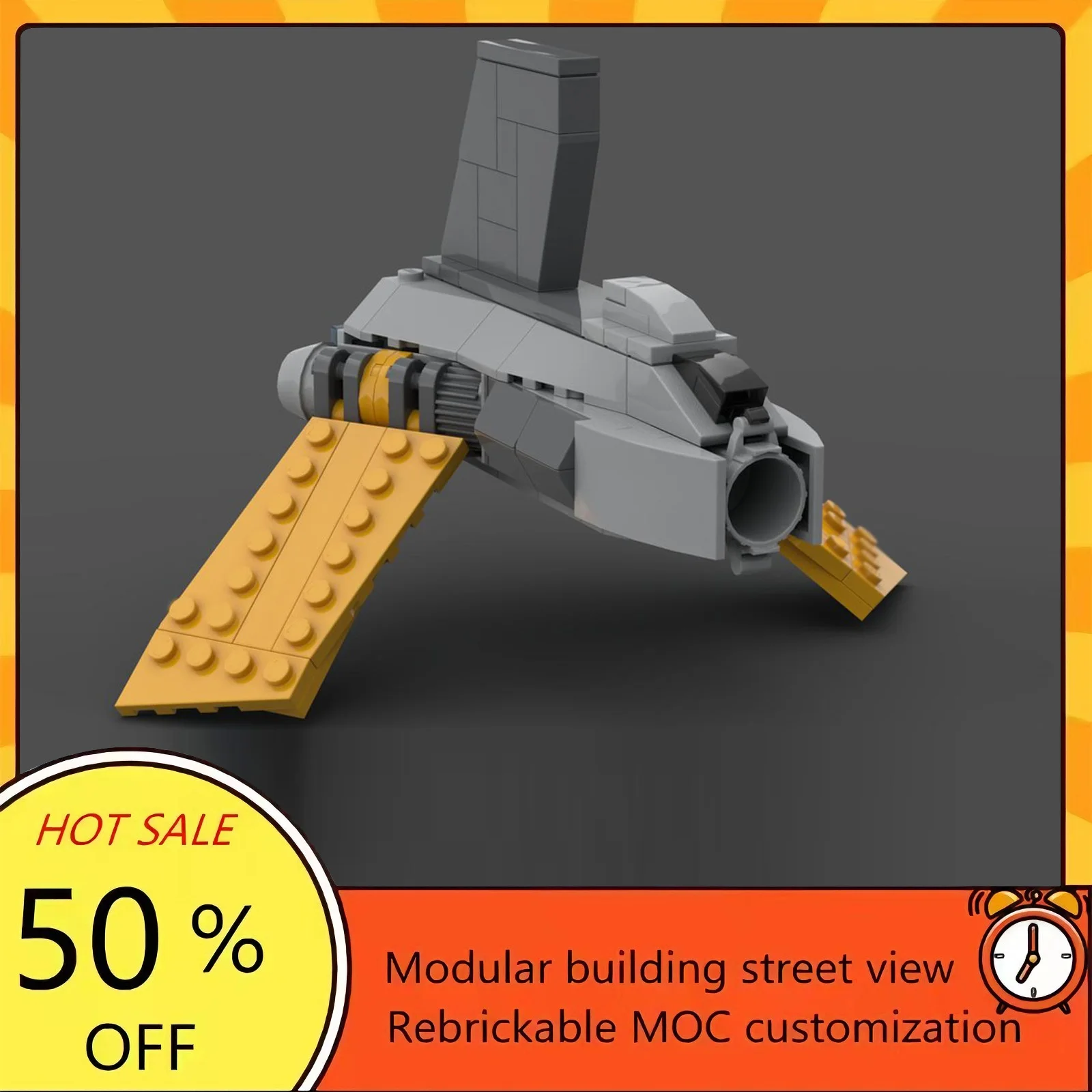 

Набор для сборки космического корабля из 123 деталей: популярная модель из фильма «Звездные войны», модульный конструктор, технологичный подарок, игрушка для детей на праздники