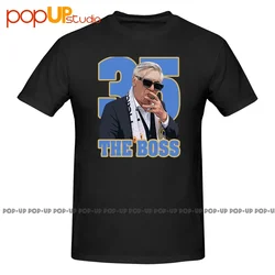 Carlo Ancelotti pali cygaro Carlo The Boss Champions 35 klasyczna koszula t-Shirt Vtg Natural