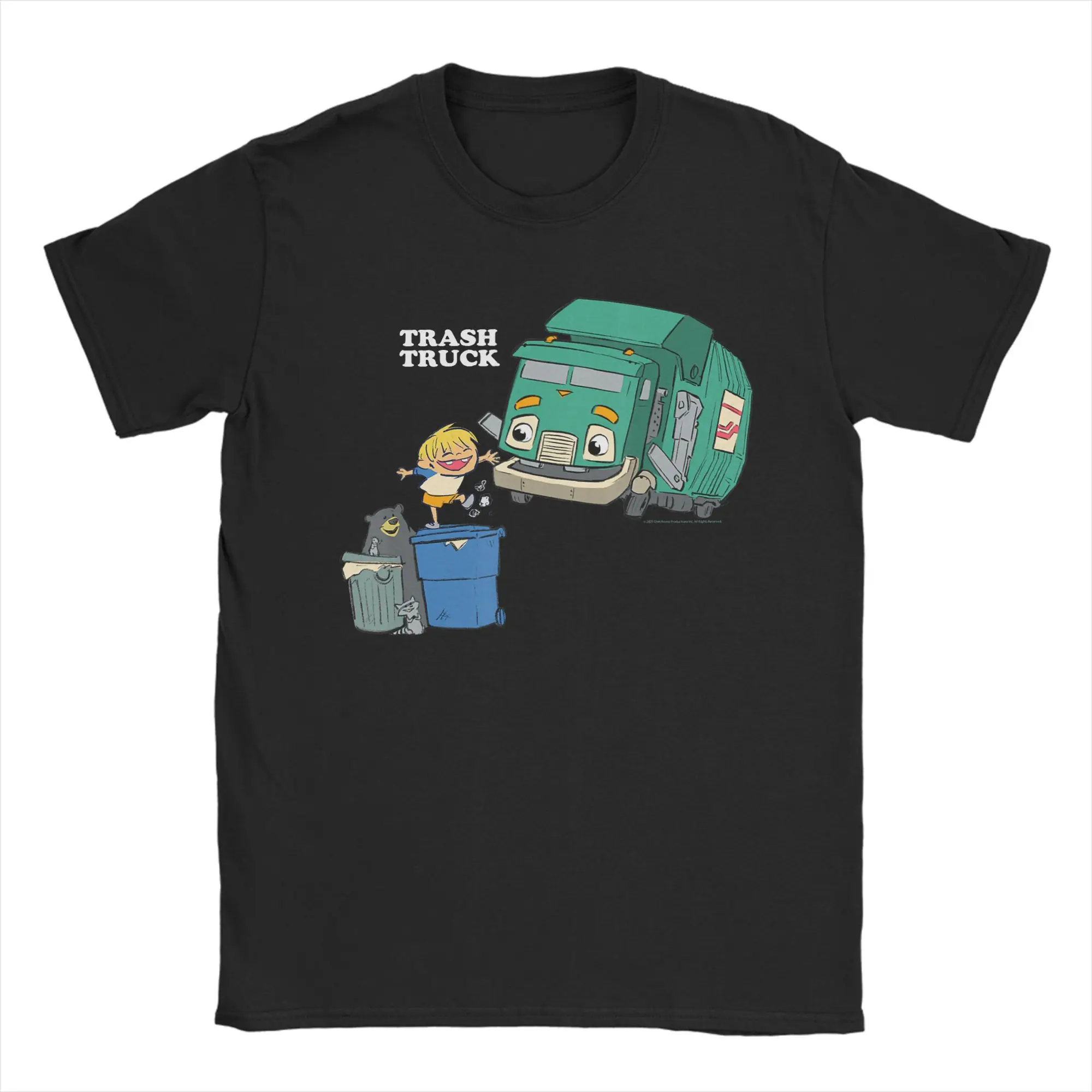 Casual T-Shirt Summer The Bear Raccoon & Hank Adventure Hip Hop T-Shirts  100 Cotton Tee Shirt for Man Y2K Short Sleeve Clothes