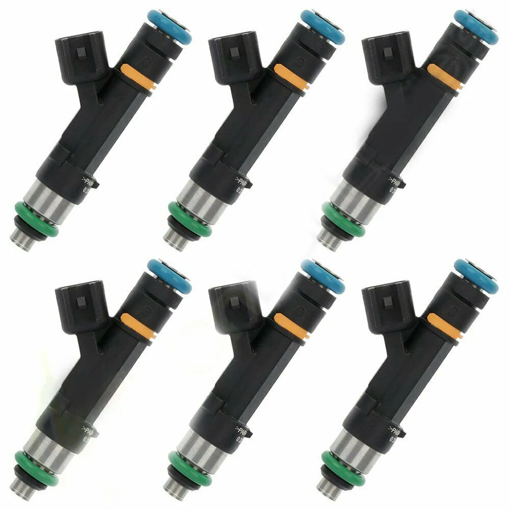 

6Pcs 0280158119 04861667AA Injector For Chrysler Dodge Jeep 3.3L 3.8L 2007-11