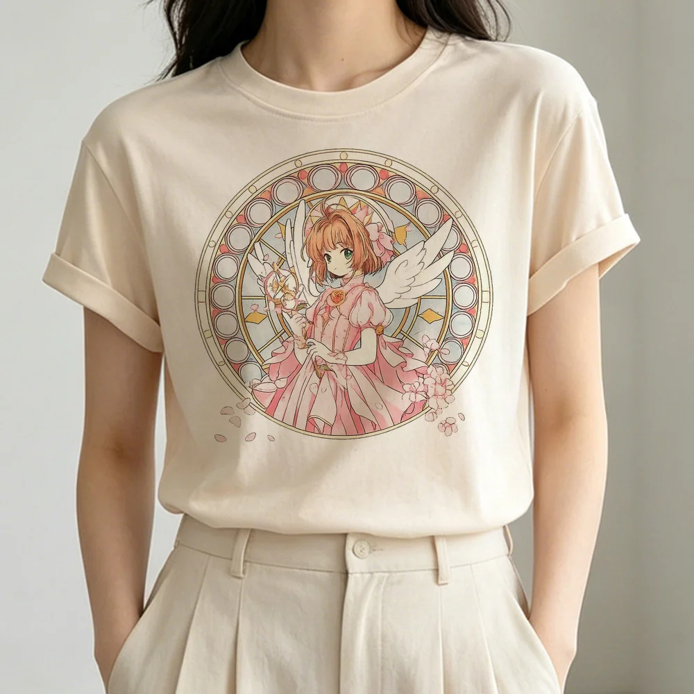 Cardcaptor Sakura t shirt girl kawaii alternative  dollette 2000s cute top tees jojifuku funny dollette manga party