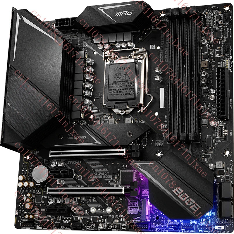 

FOR MSI MPG Z490M GAMING EDGE WiFi Z490 Motherboard Support DDR4 128GB LGA1200.