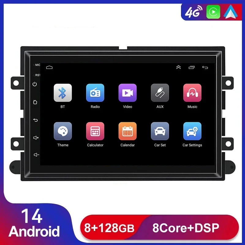 

Автомагнитола 2DIN Android 14, стереомагнитола с GPS ДЛЯ Ford 500 F150, Explorer Edge, экспедиция, Mustang, Lincoln, Freestyle, Taurus