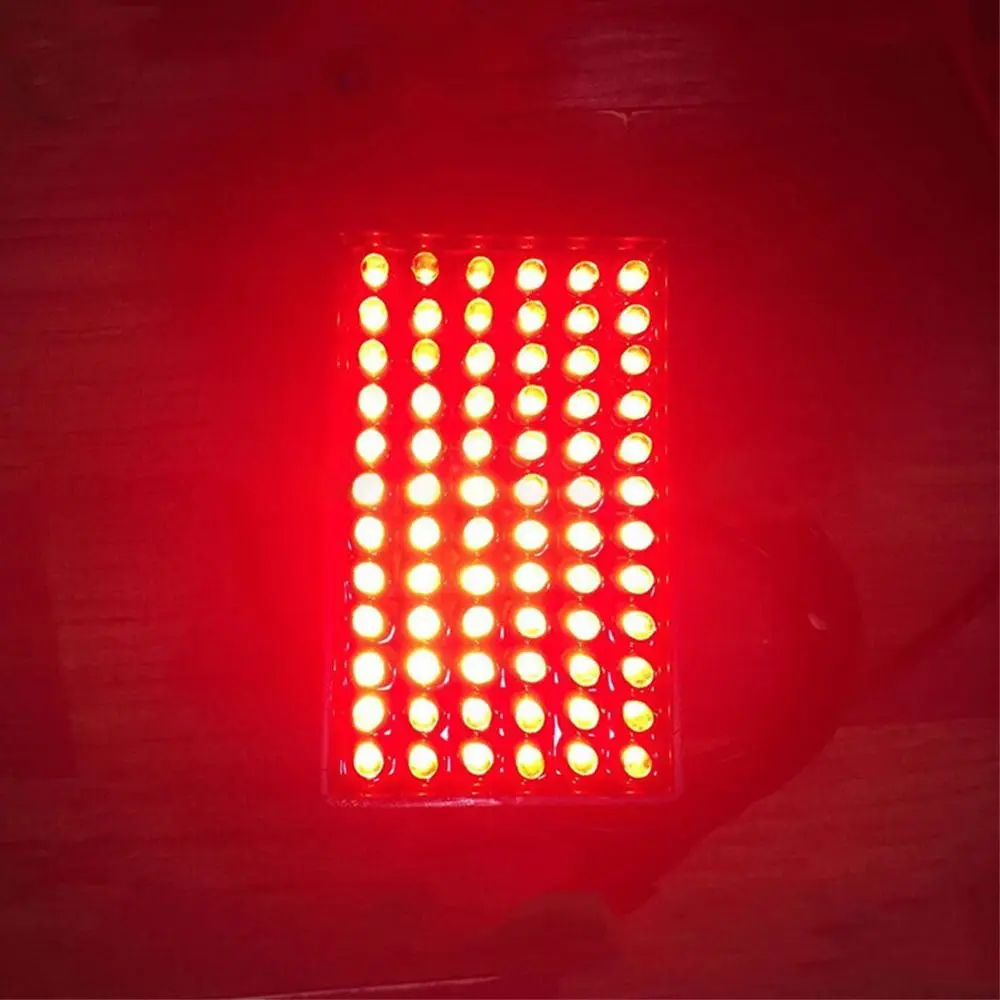 F1 Style Rear Tail Lights 72 LED Indicator Rear Brake Lamp 12V Strobe Flashing Tail Stop Light Rear Lip Light Car Accessory